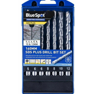 SDS Plus Masonry Hammer Drill Bits Set Brick Concrete 7pc 5 6 8 10 12mm