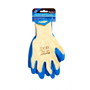 Latex Grip Gloves - Large